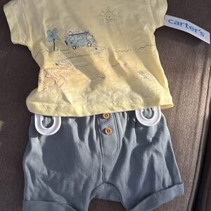 Brand new 3 piece set baby boy 3 months